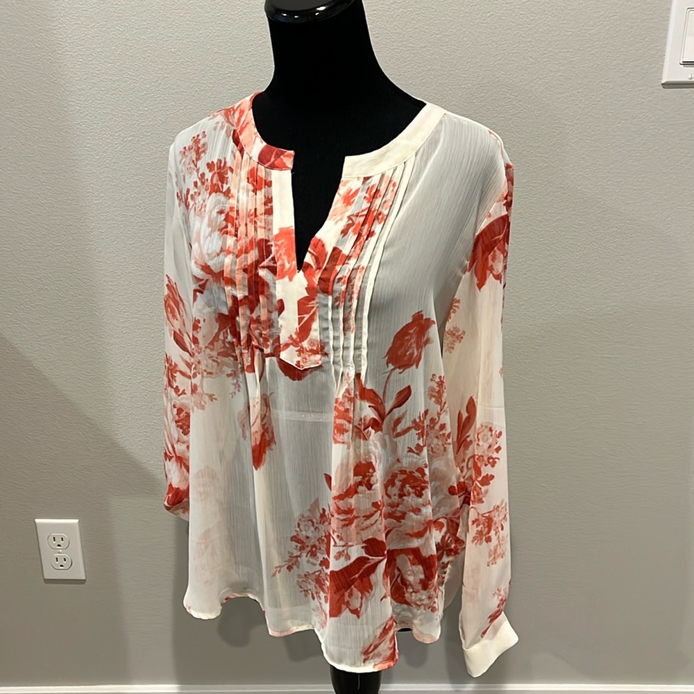 Sheer blouse, size Medium by Creative Communr